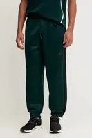 Tepláky adidas Stadium pánské, zelená barva, s aplikací, JX5622