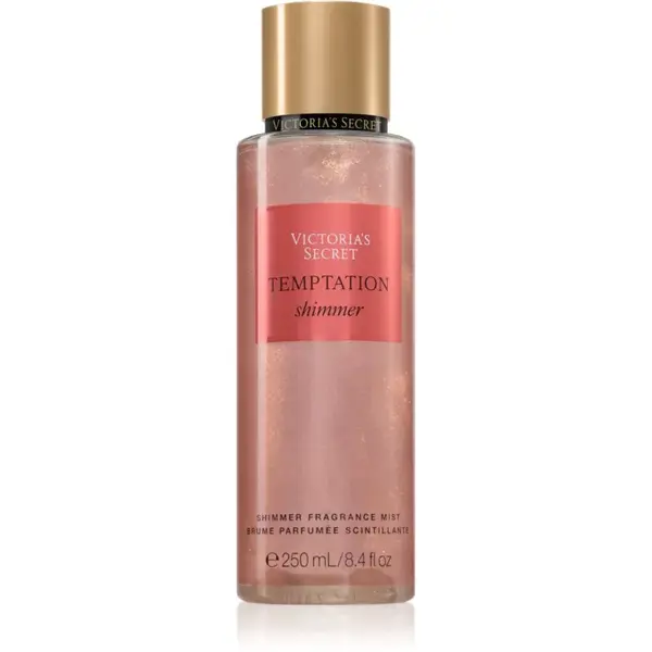 Victoria's Secret Temptation Shimmer tělový sprej se třpytkami pro ženy 250 ml