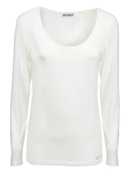 Influencer Tričko  biela