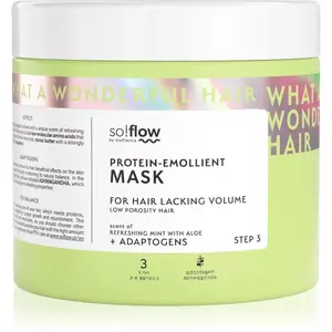 so!flow Low Porosity Hair Protein-Emollient Mask maska pre vlasy bez objemu 400 ml