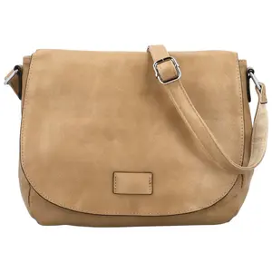 Stylová dámská koženková crossbody kabelka Jacinda, khaki