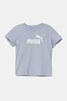Dětské bavlněné tričko Puma ESS No. 1 Logo Tee modrá barva, s potiskem, 684930