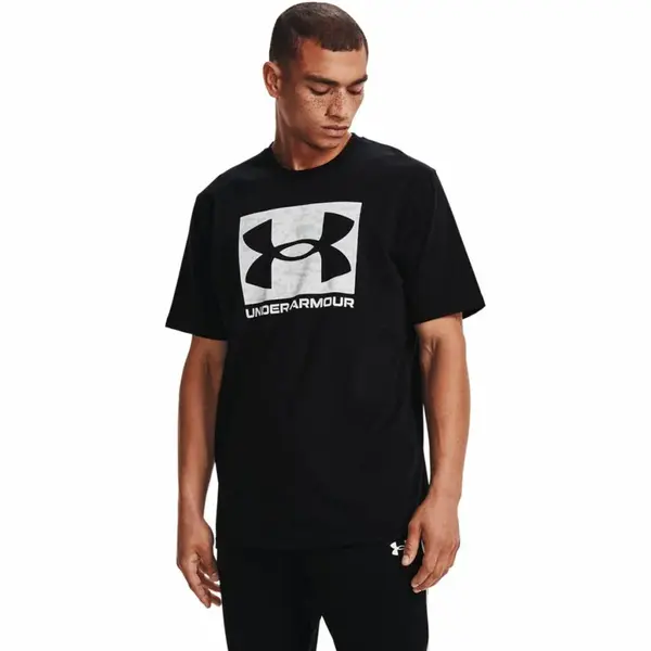 Pánské triko Under Armour ABC CAMO BOXED LOGO SS - černé