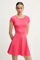 Šaty Tommy Jeans růžová barva, maxi, DW0DW20614