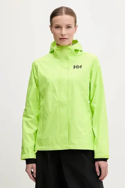 Outdoorová bunda Helly Hansen Loke zelená barva, 63397