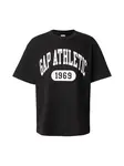 GAP Mikina 'ATHLETIC'  čierna / biela