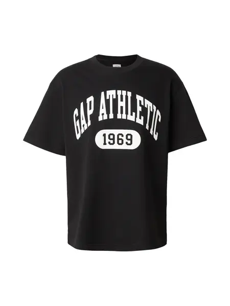 GAP Mikina 'ATHLETIC'  čierna / biela