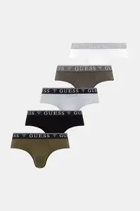 Guess  slipy pánské bavlněné s elastanem 5-pack
