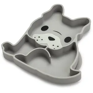 Melii Silicone Suction Plate talíř s přísavkou Bulldog 1 ks