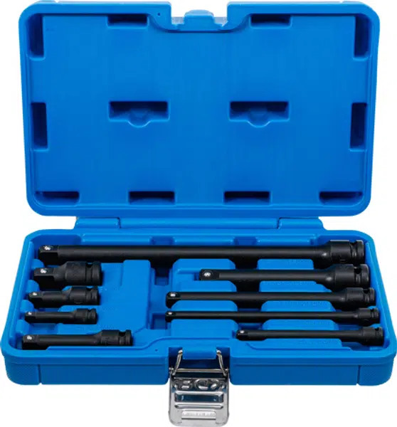 BGS technic Prodloužení - nástavce úderové, 1/4", 3/8" a 1/2", sada 9 dílů - BGS 25145