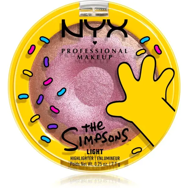 NYX Professional Makeup The Simpsons Highlighter rozjasňovač odstín Donut Mind If I Do 7.1 g