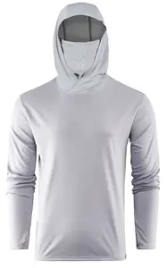 Grundéns triko tough sun masked hoodie mist - l