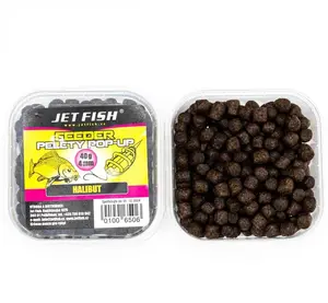 Jet fish měkčené pop-up pelety halibut 40 g - 4 mm
