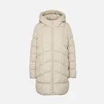 Béžová dámská prošívaná bunda Geox Anylla - Dámské