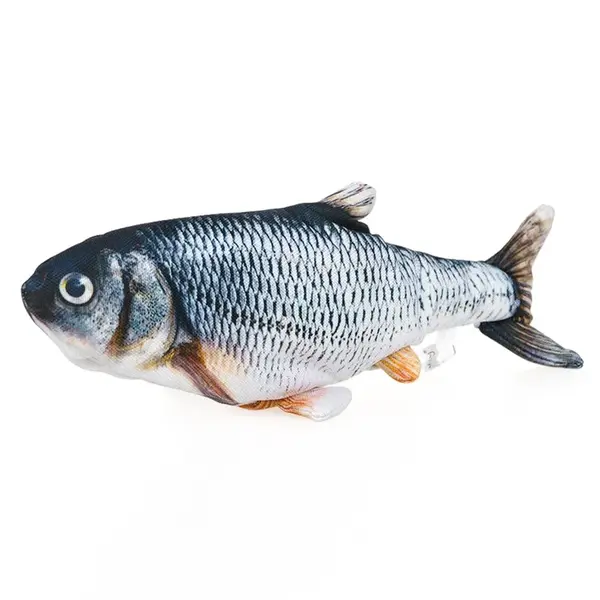 Reedog pstruh, pohyblivá hračka pre mačky s USB, 27 cm