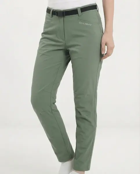 Husky Kone L M, green Dámské outdoor kalhoty