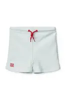 Dětské plavkové šortky Liewood Otto Seersucker Swim Pants modrá barva, LW17610