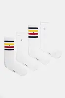 Ponožky Tommy Hilfiger 4-pack pánské, bílá barva, 701235883