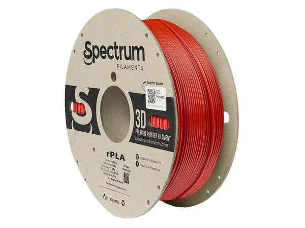 Spectrum 80557 3D filament, r-PLA, 1,75mm, 1000g, Červený (Signal red)
