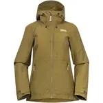 Bergans NORDMARKA LEAF LIGHT WIND JACKET WOMEN Vetroodolná bunda, khaki, veľkosť