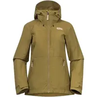 Bergans NORDMARKA LEAF LIGHT WIND JACKET WOMEN Vetroodolná bunda, khaki, veľkosť