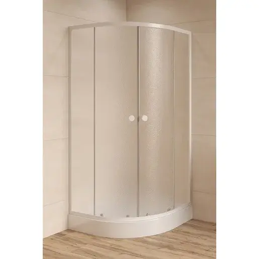 Sprchový kút štvrťkruh 90x90 cm SAT Project SIKOMUS90CH0