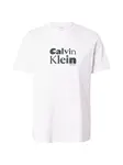 Calvin Klein Tričko  jedľová / biela