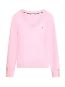 TOMMY HILFIGER Sveter  ružová