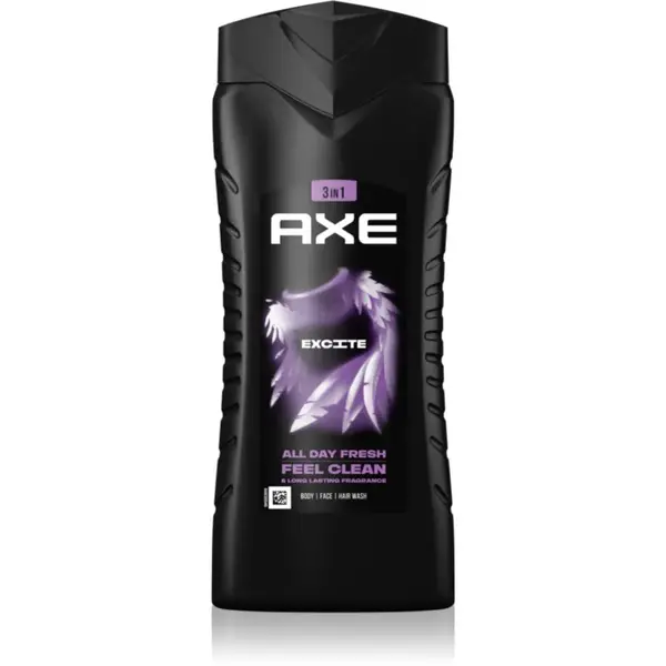 Axe Excite sprchový gel na obličej, tělo a vlasy 400 ml