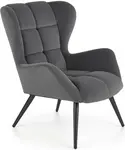 HALMAR Křeslo TYRION šedé