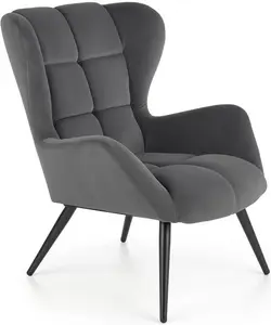 HALMAR Křeslo TYRION šedé