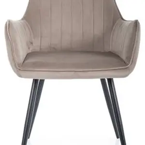 SIGNAL Jídelní židle APPLE VELVET béžová