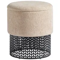 MID.YOU TABURET, kov, textil, kompozitní dřevo, 40/44/40 cm