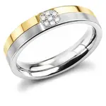 Boccia Titanium Úžasný prsten z titanu s diamanty 0129-06 60 mm