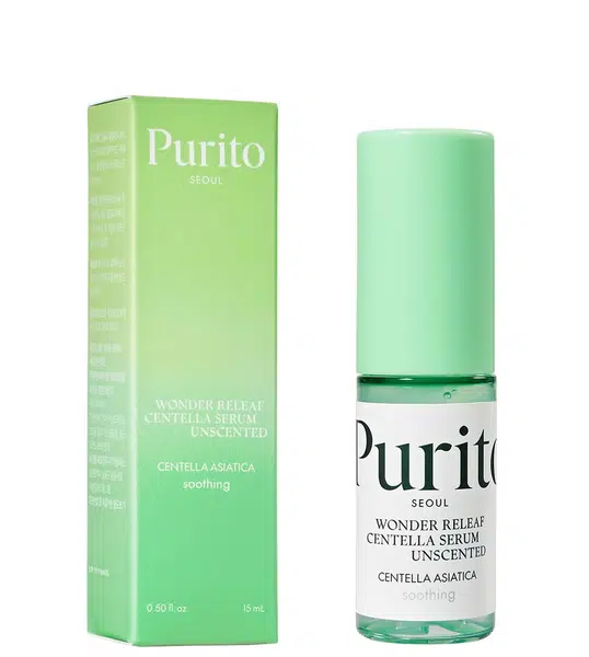 PURITO Neparfemované pleťové sérum s pupečníkem asijským Wonder Releaf Centella (Serum Unscented) 15 ml