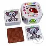 Pexeso Zvířátka: 64 karet v plechové krabičce - hra z kategorie Vzdělávací hry