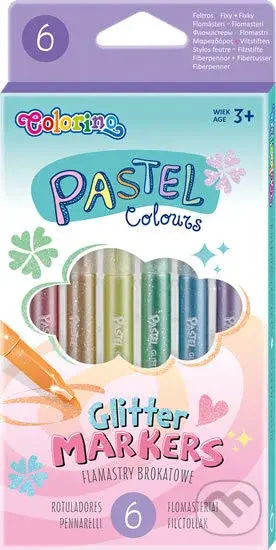 Pastel - popisovače se třpytkami 6 barev,Pastel - popisovače se třpytkami 6 barev