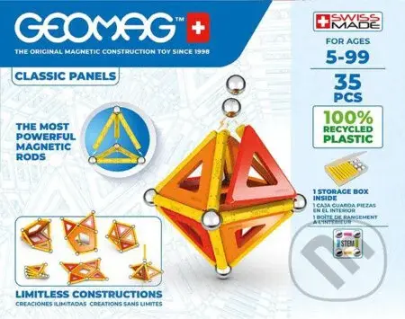 Geomag Classic Panels 35 dílků - hra z kategorie Stavebnice
