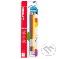 STABILO Ceruzka 160 s Gumou HB petrolejová oranžová žltá Blister