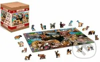 Lesní zvěř, dřevěné - puzzle z kategorie Zvířata
