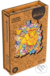 Býk S (Unidragon drevené puzzle) - puzzle z kategorie Zvířata