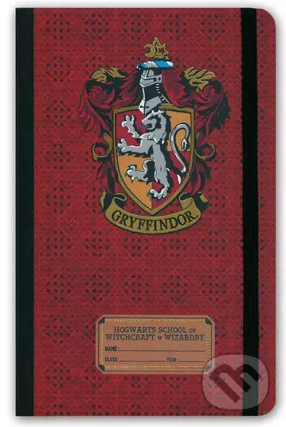 Poznámkový A5 blok Harry Potter: Gryffindor (Chrabromil)