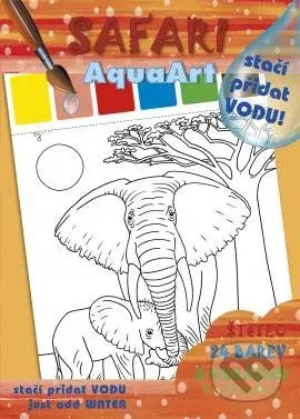 AquaArt Safari - omalovánka (Stačí přidat vodu!) - kniha z kategorie Omalovánky