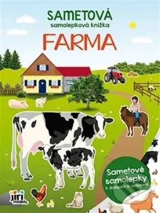 Sametová samolepková knížka - Farma - kniha z kategorie Samolepky