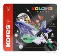 Kores Trojhranné pastelky Kolores Selection - 24 barev