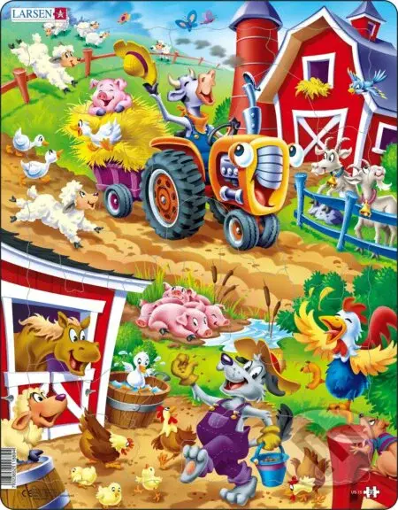 Na farme (US15) - puzzle z kategorie Naučné puzzle