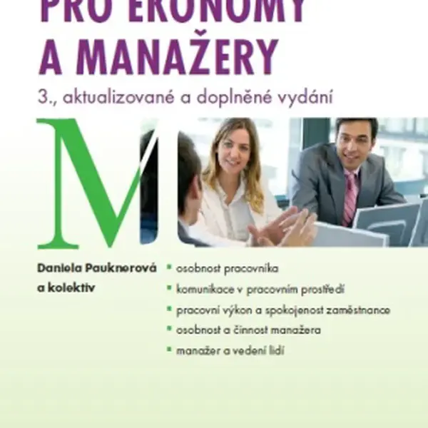 Psychologie pro ekonomy a manažery - Daniela Pauknerová - e-kniha