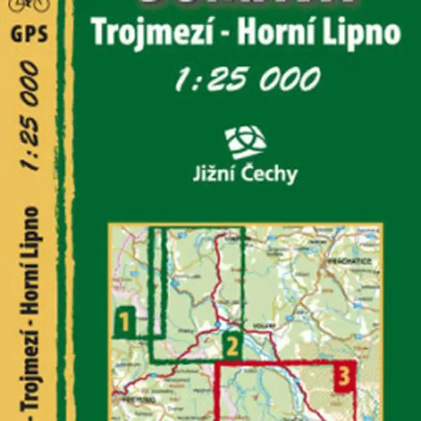 Šumava - Trojmezí, Horní Lipno - cykloturistická mapa č. 3 /1:25 000
