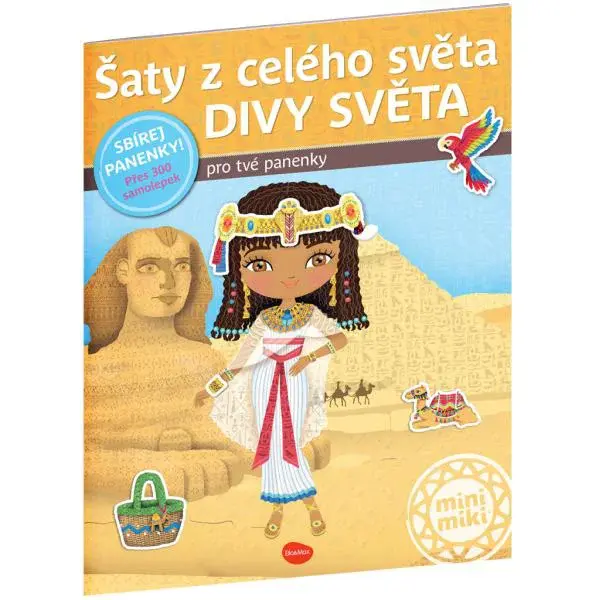 Šaty z celého světa DIVY SVĚTA – Kniha samolepek