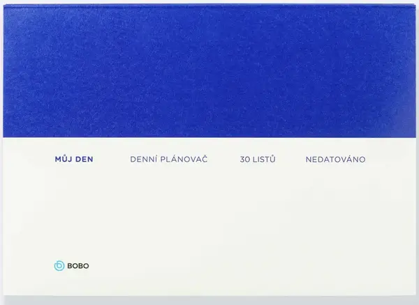 Nedatovaný plánovač Denní